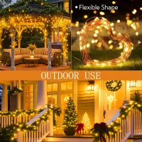 Solar Christmas String Lights thumbnail 5