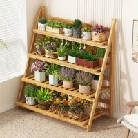 Foldable Multi-Tier Plant Stand thumbnail 2