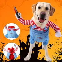 Halloween Dog Cosplay Costume thumbnail 1