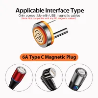 NNBILI 6A Magnetic USB-C Charging Plug thumbnail 6