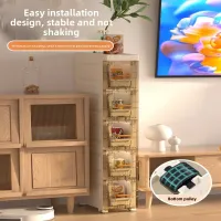 Slim Rolling Storage Cabinet thumbnail 3