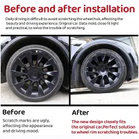 Tesla Model Y 20" Wheel Hub Protectors thumbnail 4