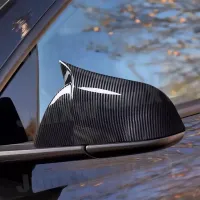 Tesla Model Y Carbon Fiber Mirror Covers thumbnail 5