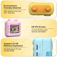 Kids Instant Print HD Selfie Camera thumbnail 6