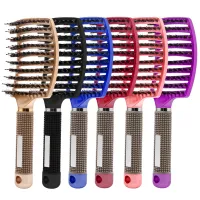 Detangling Hair Brush Bristle & Nylon Comb thumbnail 1