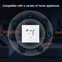 GEYA WiFi Smart EU Socket 20W Type-C thumbnail 5
