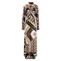 Vintage Elegant Lapel Dress thumbnail 1
