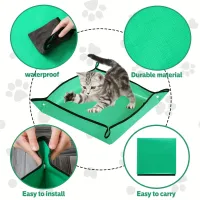 Portable Foldable Travel Cat Litter Box thumbnail 3
