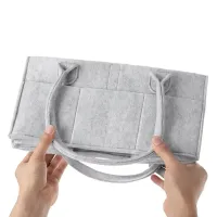 Felt Baby Diaper Caddy Organizer thumbnail 5