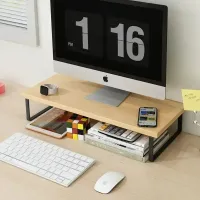 Monitor Stand Riser with Storage Rack thumbnail 4