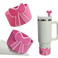 Bow Silicone Stanley Cup Boot Cover thumbnail 3