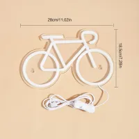 Bicycle LED Neon Sign - Wall & Table Decor thumbnail 3