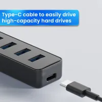 4-Port USB-C Hub with Power Adapter thumbnail 5