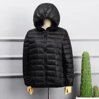 Women's White Duck Down Puffer Jacket thumbnail 4