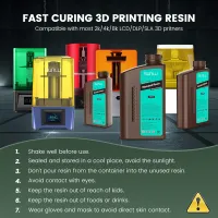 SUNLU 3KG UV Photopolymer Resin 405nm thumbnail 6