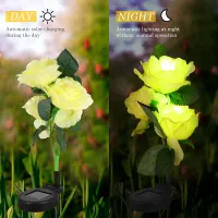 Solar LED Rose Flower Light thumbnail 1