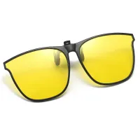 Polarized Clip-On Square Sunglasses thumbnail 6