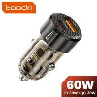 Toocki 60W Fast Car Charger PD thumbnail 1