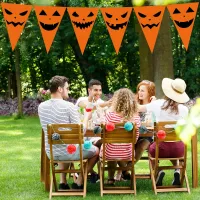 Halloween Pumpkin Pennant Banner thumbnail 5