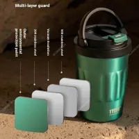 Vintage Vacuum Flask Insulated Mug thumbnail 4