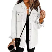 Women's Tassel Denim Jacket thumbnail 5