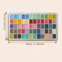 60 Color Watercolor Paint Set thumbnail 4