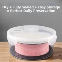 3D Printing Filament Dry Box with Hygrometer thumbnail 3