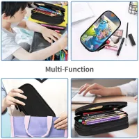 Monsters University Pencil Case Large Pencil Pouch Students Canvas Aesthetic Back To School Pencil Cases Stationery Organizer thumbnail 6