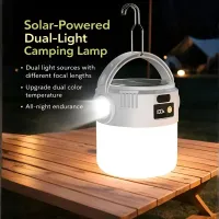 Solar Camping Lantern USB Rechargeable thumbnail 6