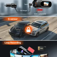 4K WiFi Dual Dash Cam Front+Rear thumbnail 5