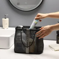 Collapsible Mesh Travel Toiletry Basket thumbnail 4