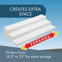 3-Tier Expandable Spice Shelf Organizer thumbnail 3