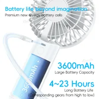 Portable USB Mini Handheld Fan with Nightlight thumbnail 4
