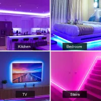 RGB LED Strip Lights with Music Sync thumbnail 6