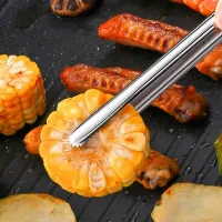 Stainless Steel BBQ Grill Tongs thumbnail 3