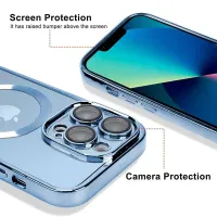 Clear Magnetic iPhone Case with Lens Guard thumbnail 3