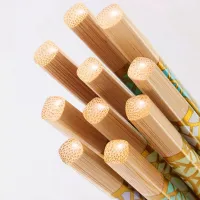 Marble-Patterned Bamboo Chopsticks Set thumbnail 3