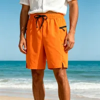Men's Quick Dry Beach Swim Trunks thumbnail 4