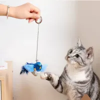 Interactive Bird Cat Toy with Catnip thumbnail 2