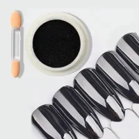Chrome Black Nail Powder thumbnail 3