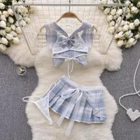 Sexy Halter Playsuit with Lace-Up thumbnail 6