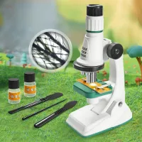 Kids Microscope Kit with LED Light thumbnail 2