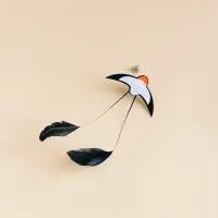 Interactive Feather Bird Cat Wand Toy thumbnail 2