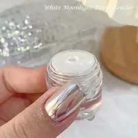 Silver Mirror Nail Powder Pigment thumbnail 1