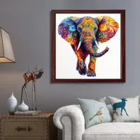 Elephant Wooden Puzzle Brain Teaser thumbnail 2