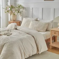 Beige Boho Duvet Cover Set Full/Queen thumbnail 5