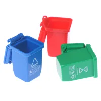 Miniature Dollhouse Trash Can Set thumbnail 4