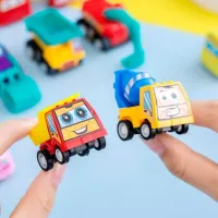 Mini Pull-Back Engineering Car Set thumbnail 3