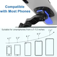Motorcycle Phone Mount Anti-Shake Holder thumbnail 4