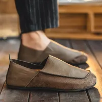 Men's Soft Leather Casual Loafers thumbnail 6